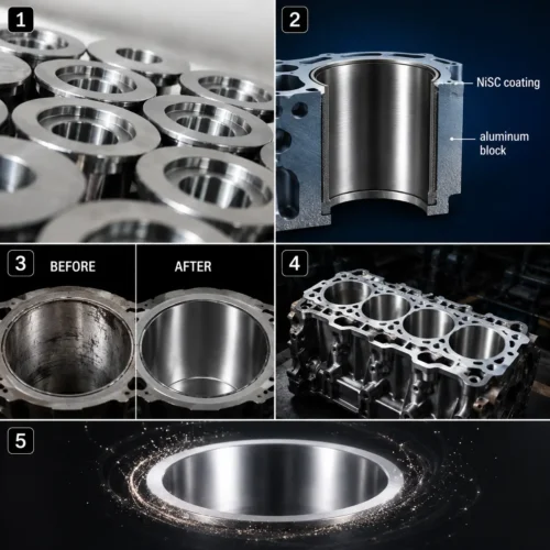 Nickel Silicon Carbide Coating (NiSC) for Aluminum Cylinder Bores