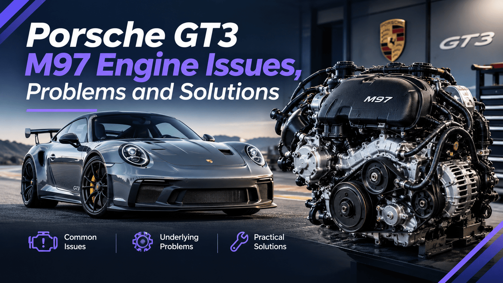 Porsche GT3 M97 Engine Issues, Problems and Solutions (997 GT3, GT3 RS and RS 4.0)