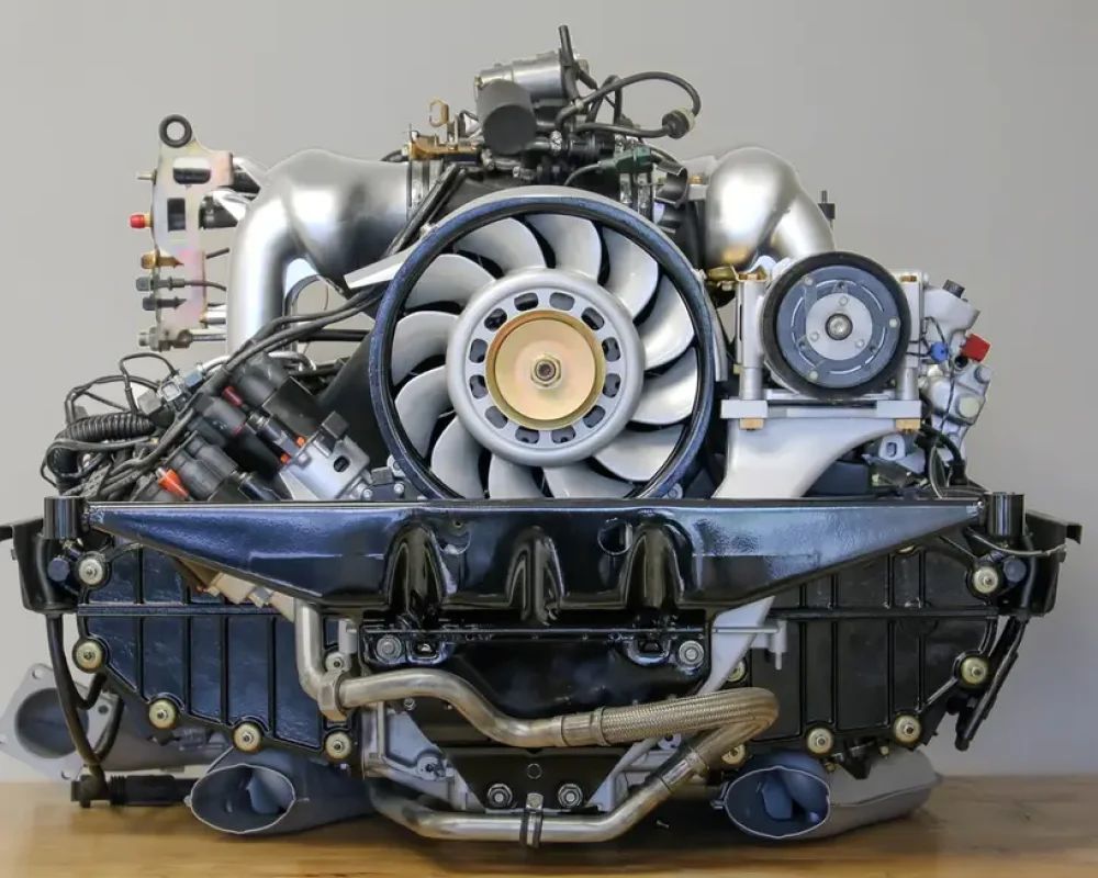 Air cooled porsche engine